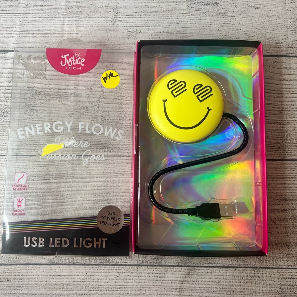 Justice Yellow USB LED Reading Light